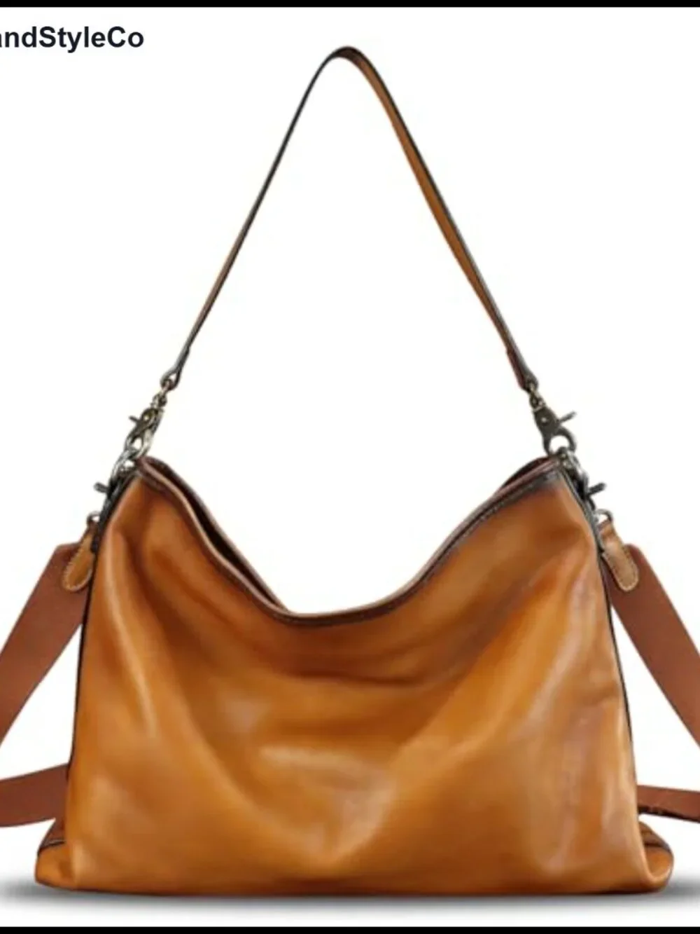 Genuine Leather Hobo Bag Women Tote Vintage Handmade Shoulder Crossbody Satchel